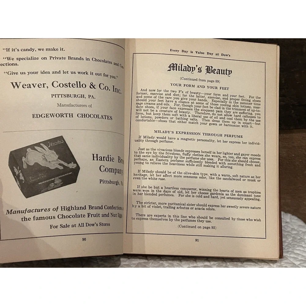 1930‎ Dow Drug Stores Diary Book VTG Book